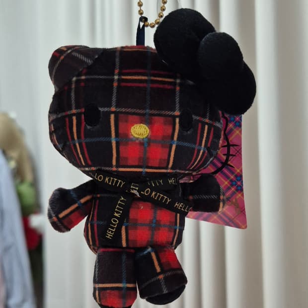 키티타탄체크인형키링