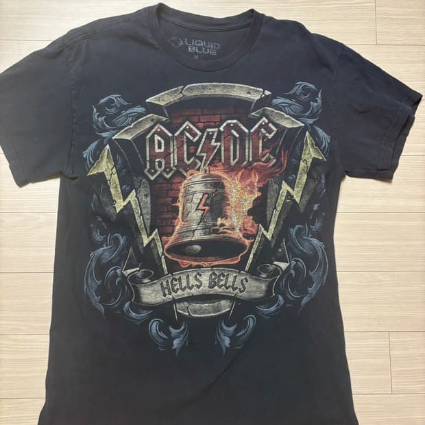 Acdc hells bell 빈티지 티셔츠