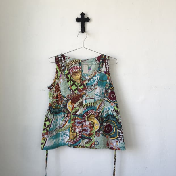 Ethnic mood sleeveless
