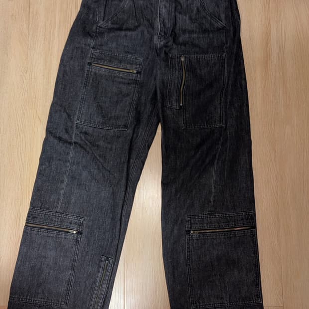 와이프로젝트 팝업진 흑청 M