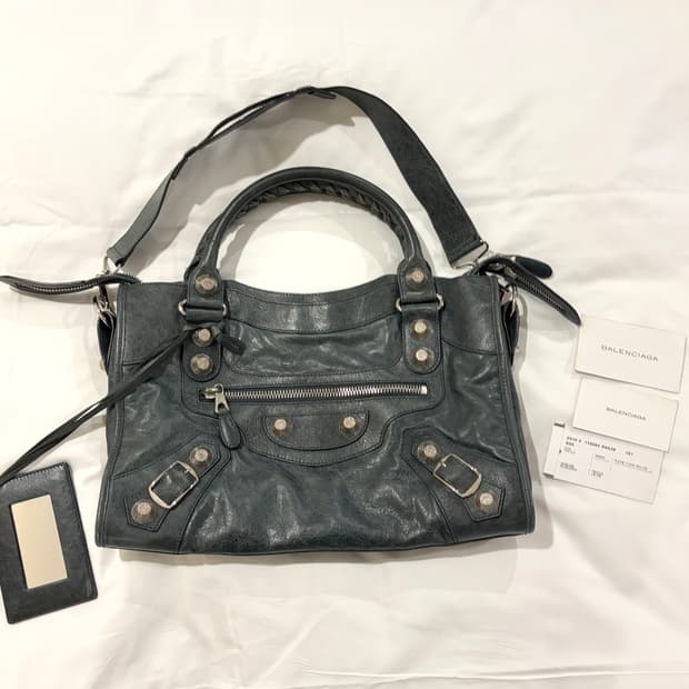 [A+ 정품] 발렌시아가 자이언트 시티 모터백 미디움