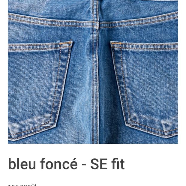 [34] 머듈 mer bleu fonce - se fit 데님