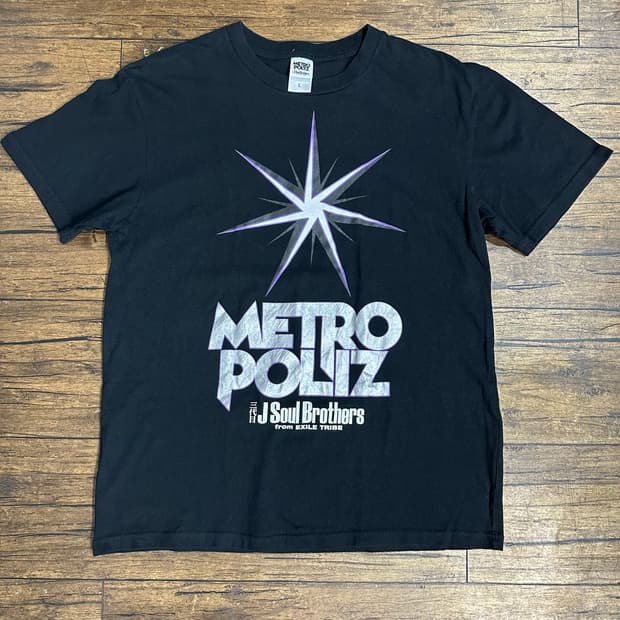 J Soul Brothers METROPOLIZ 돔투어 반팔 티셔츠 굿즈
