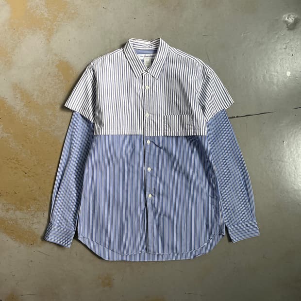 19AW Comme des garcons layerd shirt