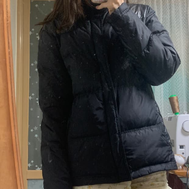 캘빈클라인진스 빈티지 덕다운 패딩 자켓