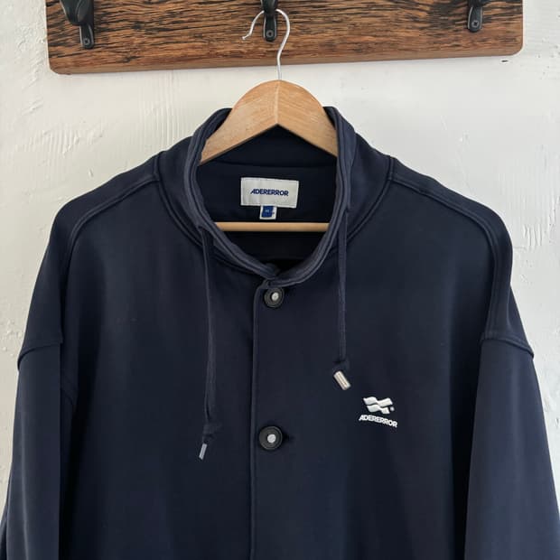 ADERERROR 아더에러 테이텀 로고 점퍼 네이비 자켓