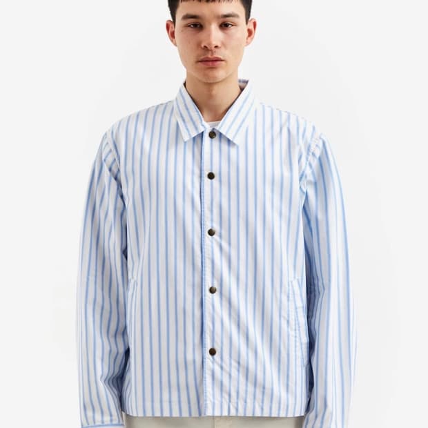 스투시 스트라이프 자켓