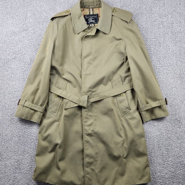 버버리 노바체크 베이직 벨티드 트렌치코트 (상세설명참조) / 10592