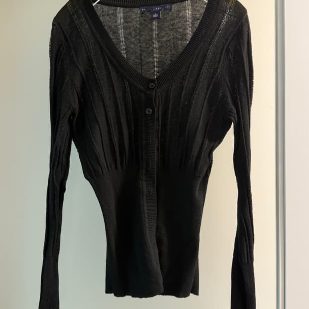 바나나리퍼블릭 가디건 블랙 L