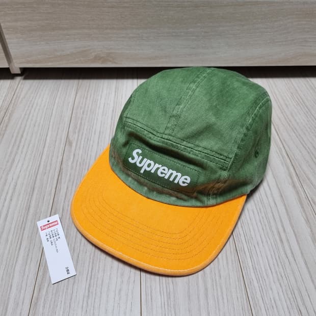 슈프림 피그먼트 투톤 캠프캡 24ss