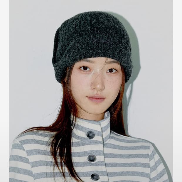 오피쉬 비니 차콜