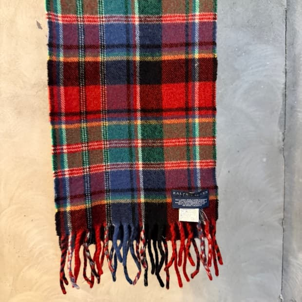 랄프로렌 램스울/캐시미어 머플러