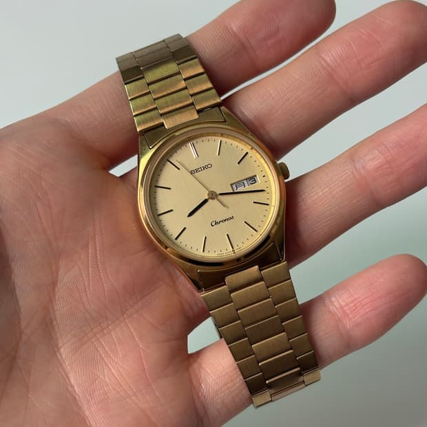1980s Chronos Gold Quartz 상품이미지1