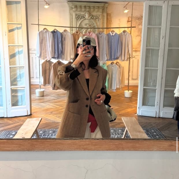 에토스 헤링본 던디 자켓