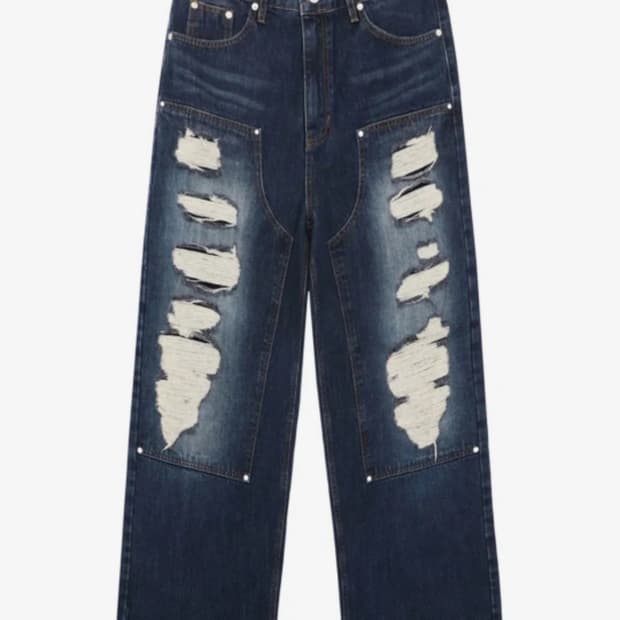 캑터스도넛마켓 카펜더 와이드 데님 S