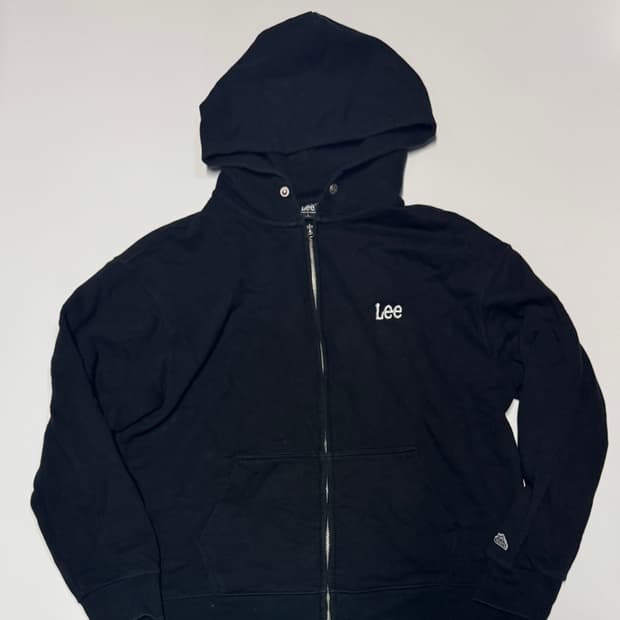 Lee 리 투 웨이 22년도 트레이닝 후드집업 L 블랙