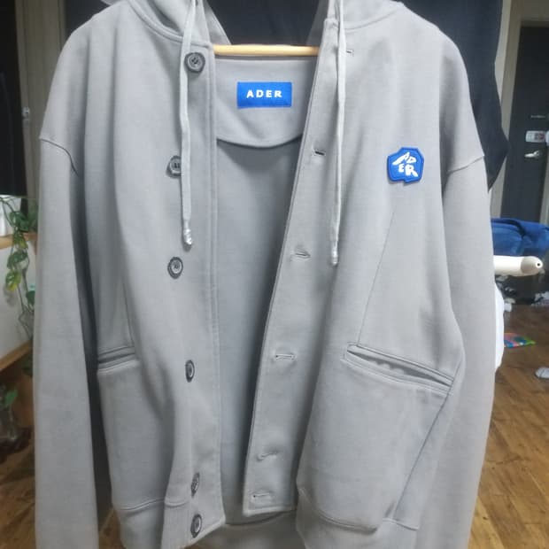 아더에러 다크그레이 후드 A1