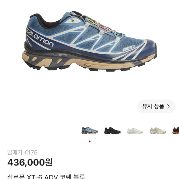 [270] 살로몬 XT-6 ADV 코펜 블루