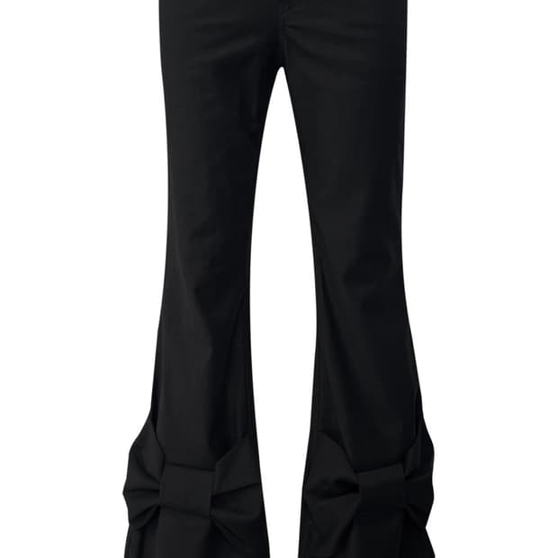 체메씨 BOW BOOTCUT PANTS