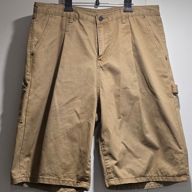 디미트리블랙 바이오워싱 카펜터 버뮤다 코튼 팬츠