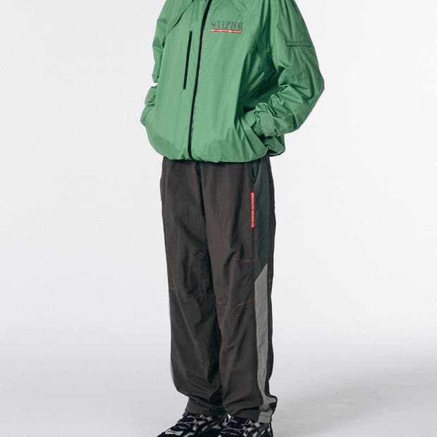 스컬프터 팬츠 브라운 Three Block Pants