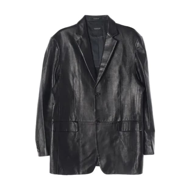 양가죽 자켓 블레이저 블랙 110
