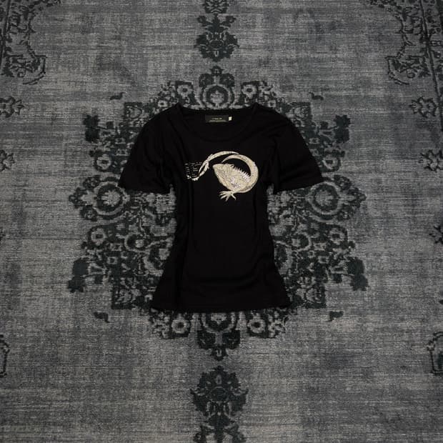 L7 real hip iguana spangle t shirts