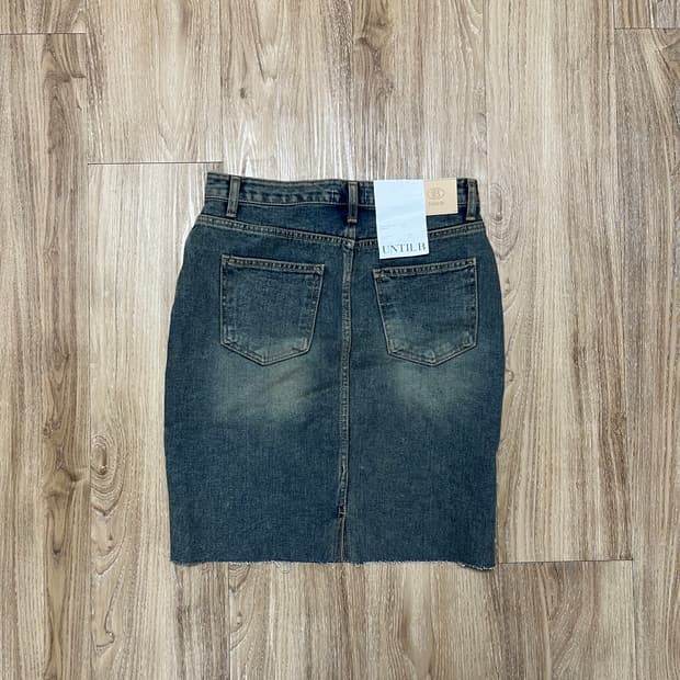 (새상품) 언틸비 피쉬테일 데님 스커트 L