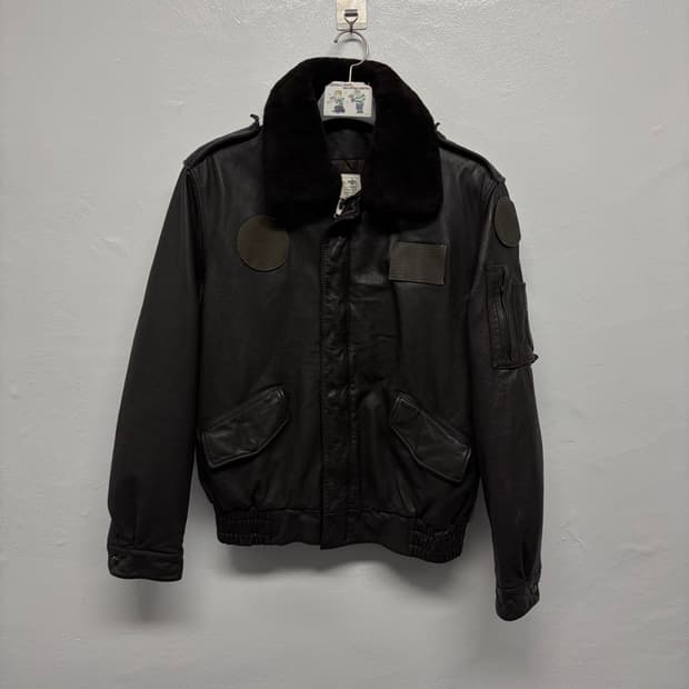 A2 국군 레더 자켓