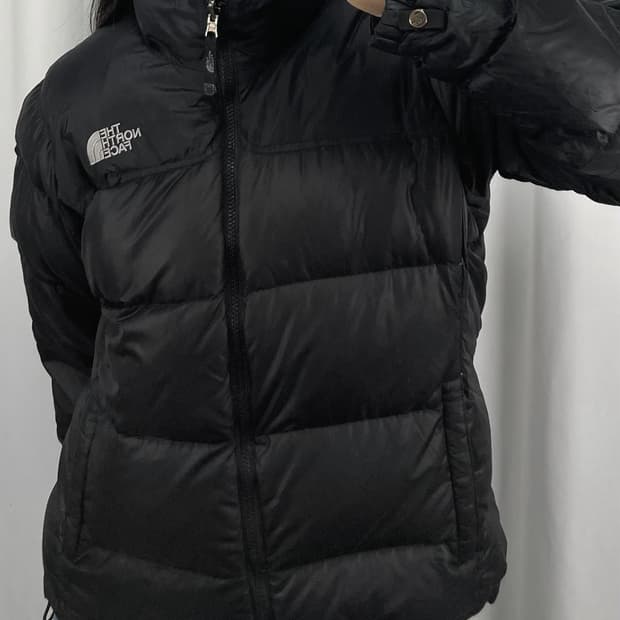 노스페이스 700 눕시 블랙 패딩