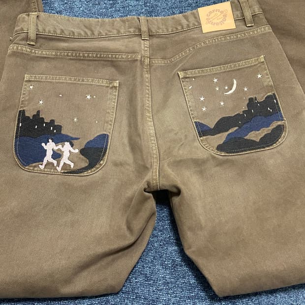 (34) 까르네볼렌테 언더더문 데님 브라운