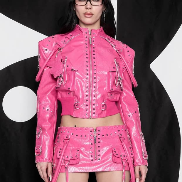 나밀리아 레더 스커트 (os)