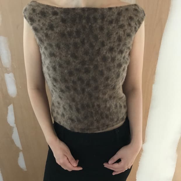 vintage pattern sleeveless