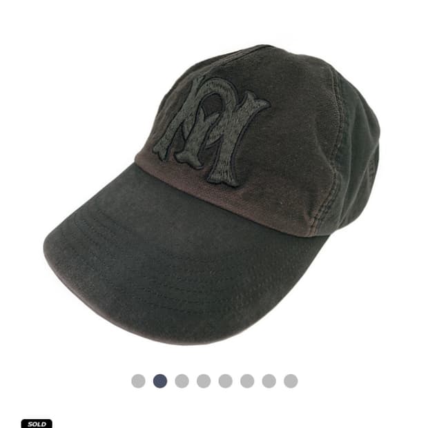 mpq 빅바이저 캡 워시드 블랙 ( wased black)