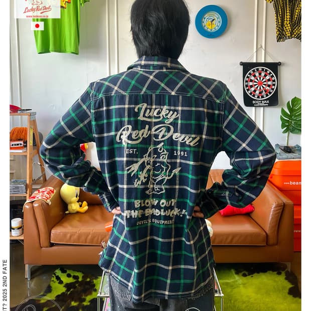 Ted Company Icon Embroidery Check Short