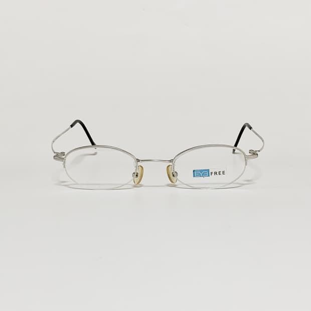 911 반무테 안경 슬림 오벌 메탈 타원형 빈티지 남녀공용 데드스탁 픽키