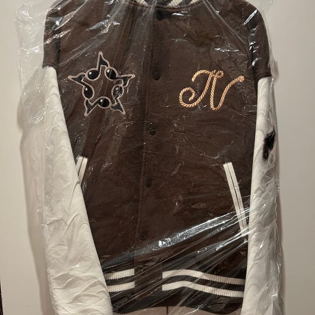 Nextdoorlips Varsity jacket brown (3)