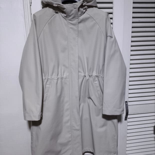 XL 에디바우어 허리 밴딩 라인 후드 자켓