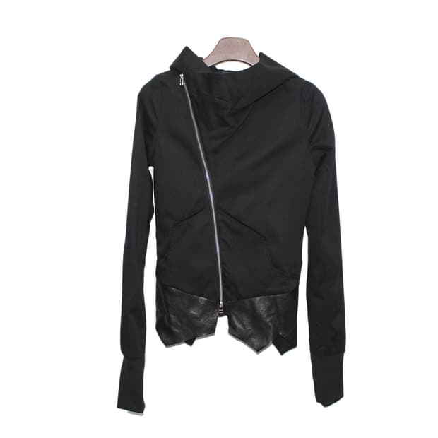 2000s Ekam Archive 에캄 비대칭 사선 하이브리드 후드 자켓