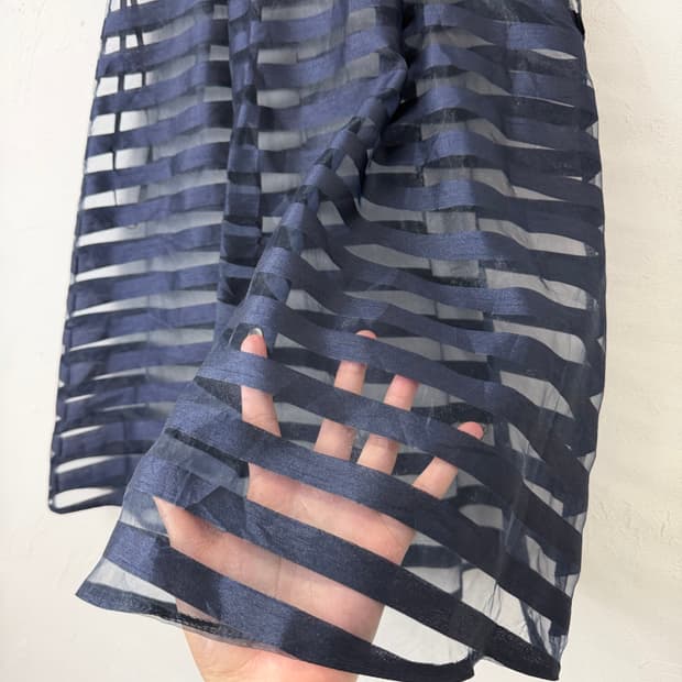 JPN 시스루 테이핑 스커트