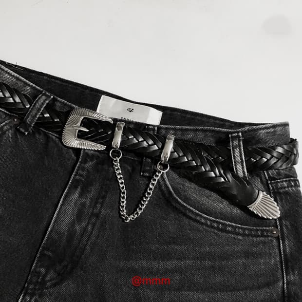 [Unisex] 웨스턴 체인 메쉬벨트
