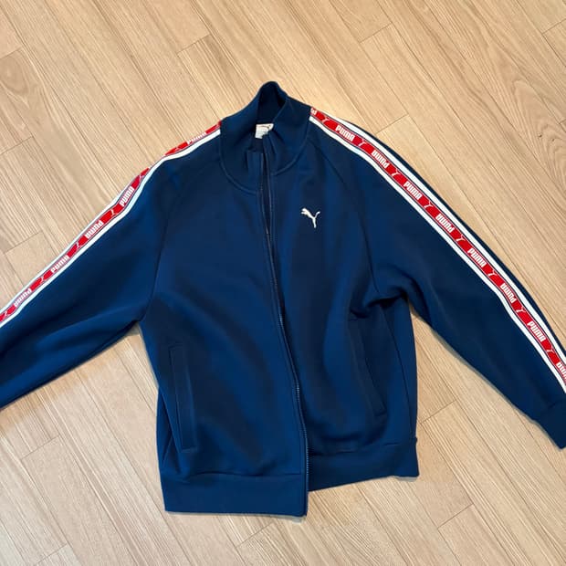 PUMA T7 트랙 자켓 네이비 레드 (ASIA M)