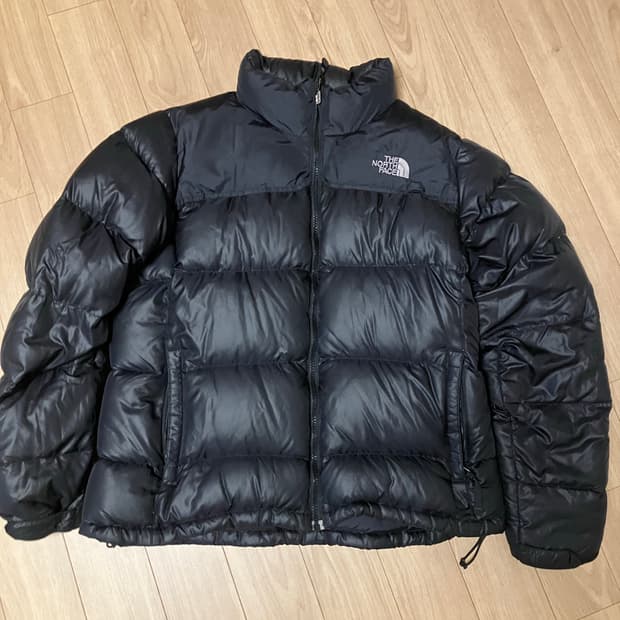 노스페이스 패딩 블랙 90