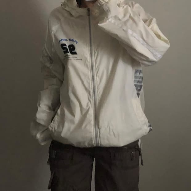 후부 올드스쿨 포켓 후디 바람막이