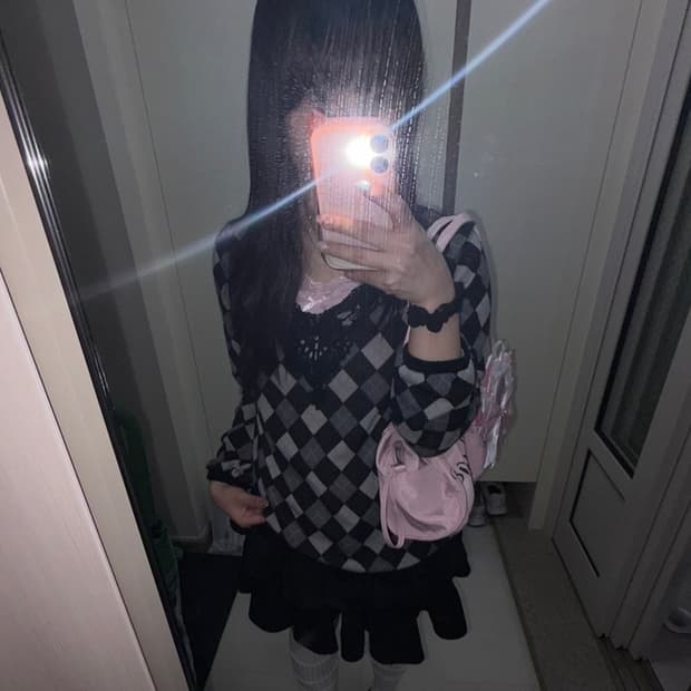 엑시즈팜 아가일니트 코디 세트