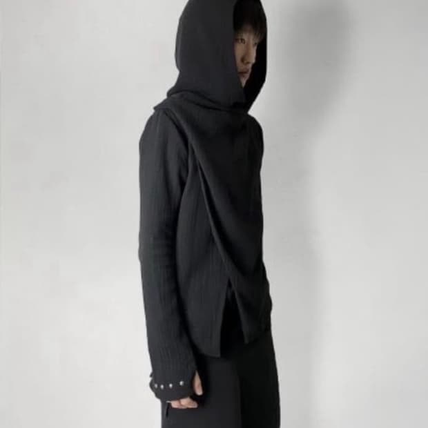 0030 드레이프 후드자켓