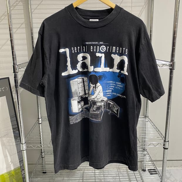 시리얼 익스페리먼츠 레인 부틀렉 애니메이션 티셔츠
