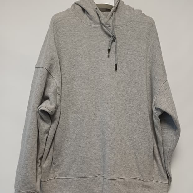 247시리즈 그레이 후드티 (오버핏)