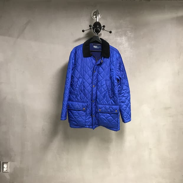 폴로 랄프로렌 퀄팅 자켓 블루 L