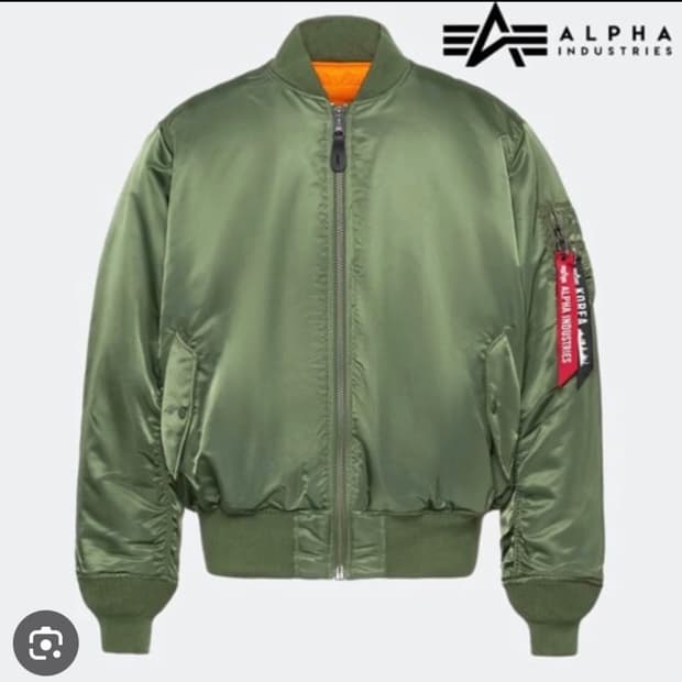 알파인더스트리 ma-1 세이지그린 xl